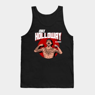 Max Holloway Comic Style Art Tank Top